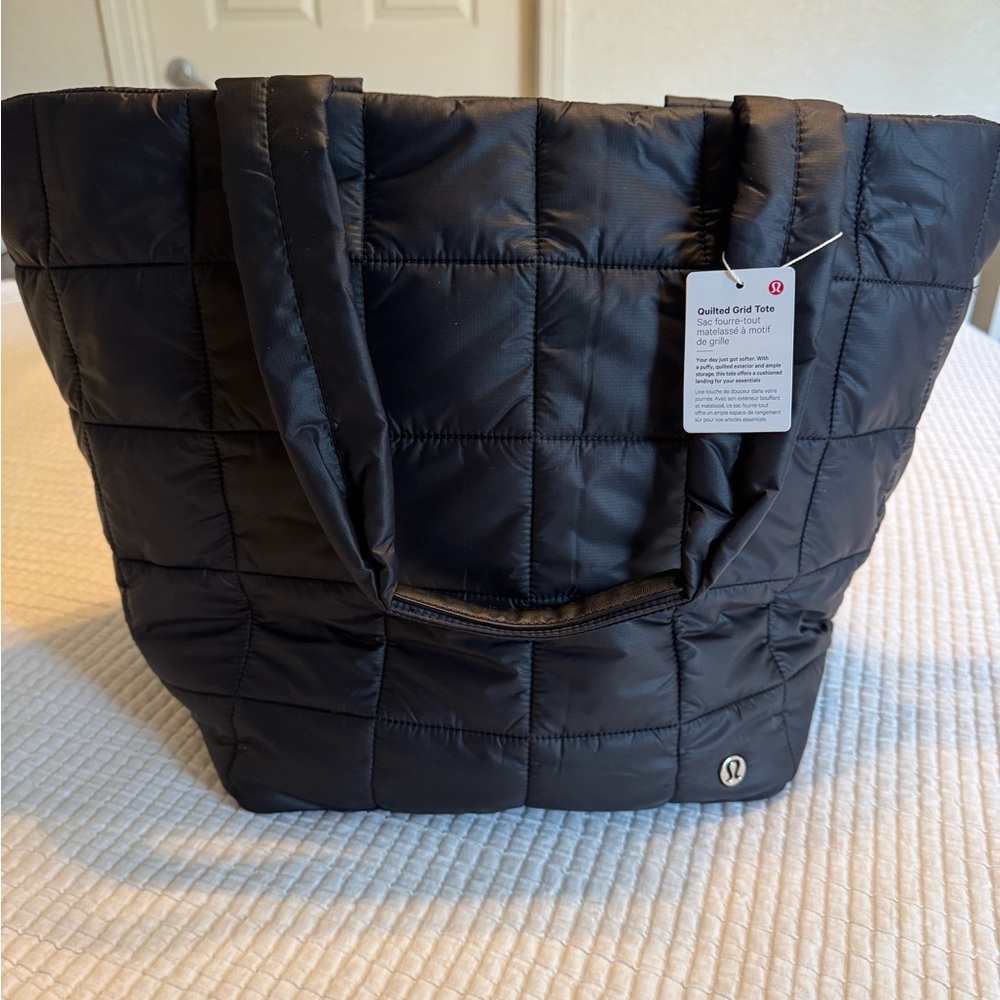 lululemon Quilted Grid Tote Bag 26L